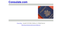 Tablet Screenshot of consulate.com