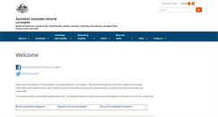 Desktop Screenshot of losangeles.consulate.gov.au